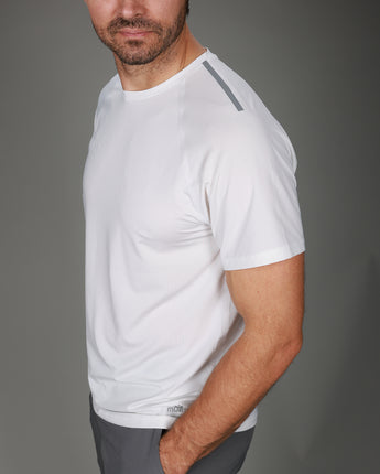 front of white dink tee
