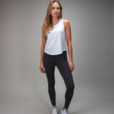 white performance tank top loose fit 