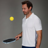 front of white polo 